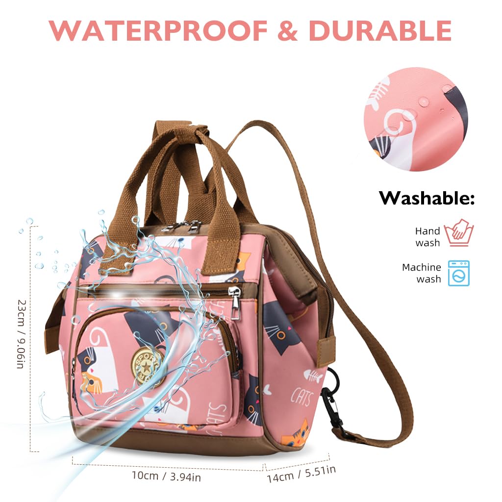 PATPAT Baby Diaper Bag for Travel with Waterproof Oxford Cloth and Multiple Pockets | Versatile Maternity Backpack