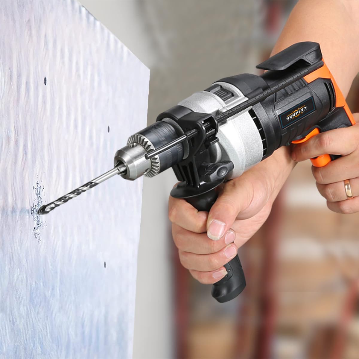 ZIBUYU Drill Machine for Home Use 780W 3000RPM with 360° Rotatable Handle | Aluminum Shell