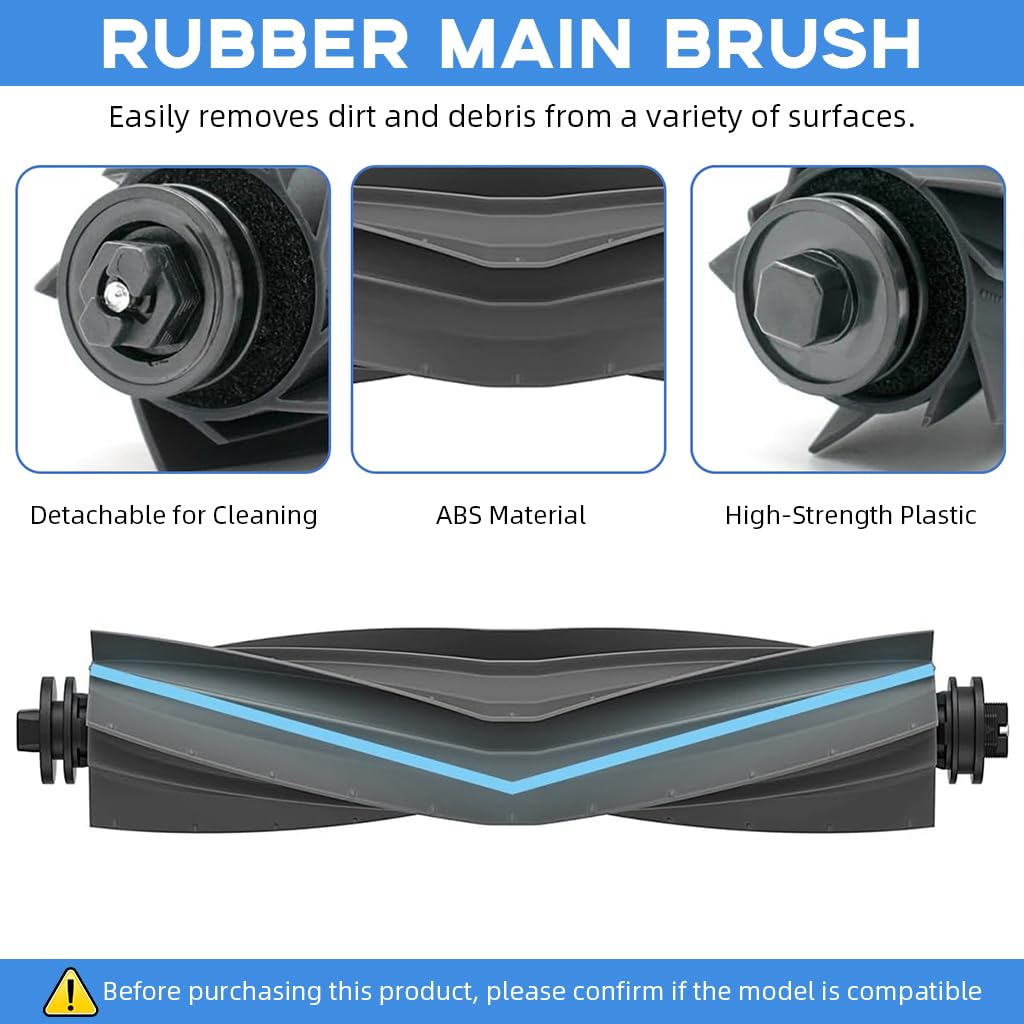 HASTHIP Replacement Parts for Dreame L S10 Ultra Vacuum Cleaner with 26PCS Kit | Includes Main Roller Brush and Side Brushes