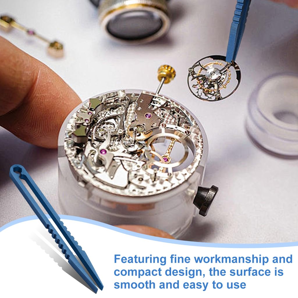 HASTHIP Tweezer for Electronics and Watch Repair featuring 3 in Precision Tips | TC4 Titanium Alloy