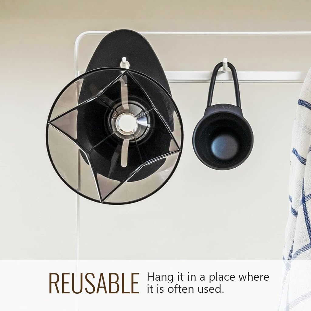 Supvox Pour Over Coffee Dripper with Ergonomic Grip and Heat Resistant Plastic | Universal Fit