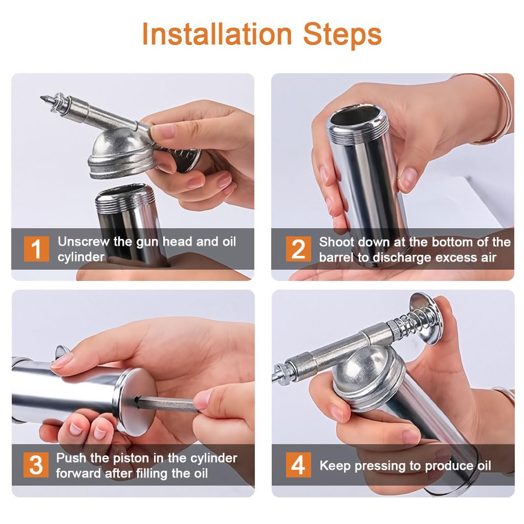 STHIRA Mini Lubrication Oil Spray Bottle for Machinery and Bicycle Maintenance featuring Precision Nozzle and Leakproof Zinc Alloy Steel Body | 85g Refillable Oiler