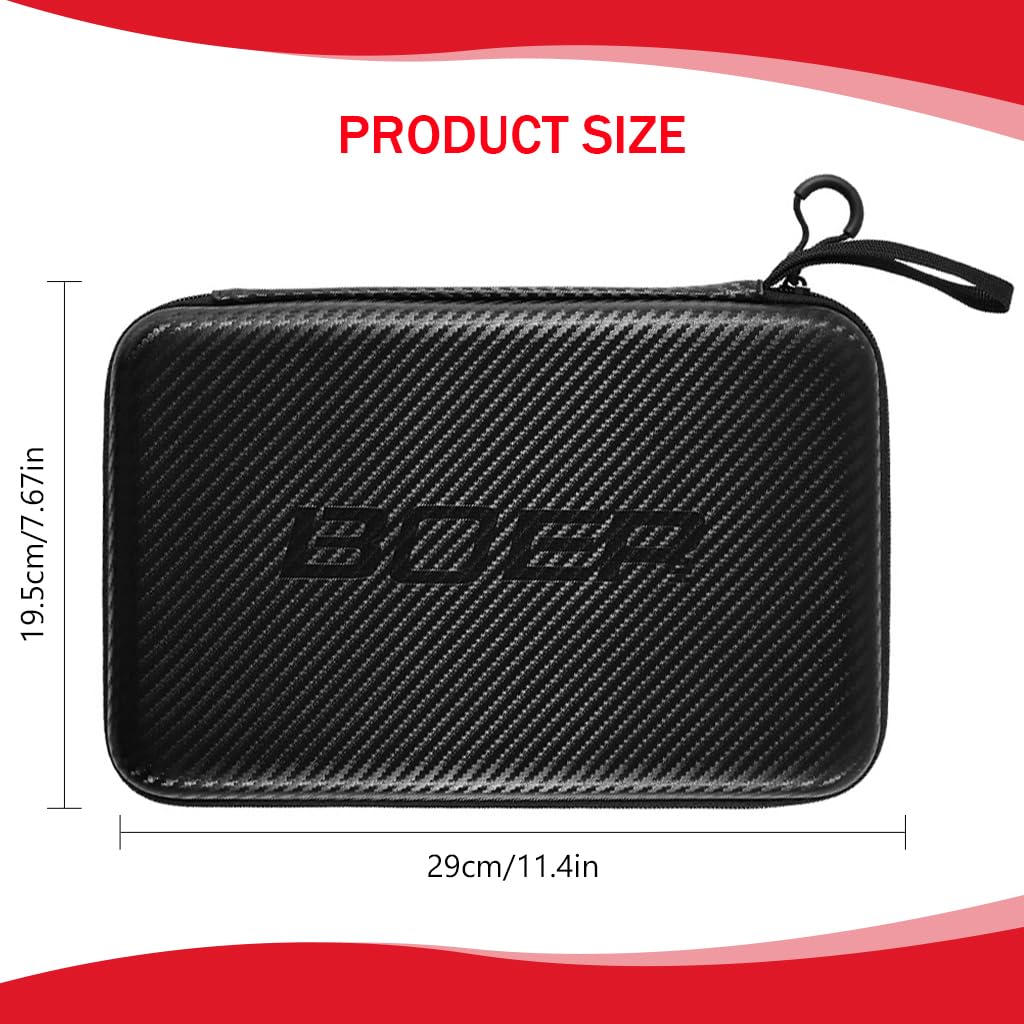 Proberos Table Tennis Paddle Case for Travel with Mesh Pocket and Hand Strap 29x19.5x5cm