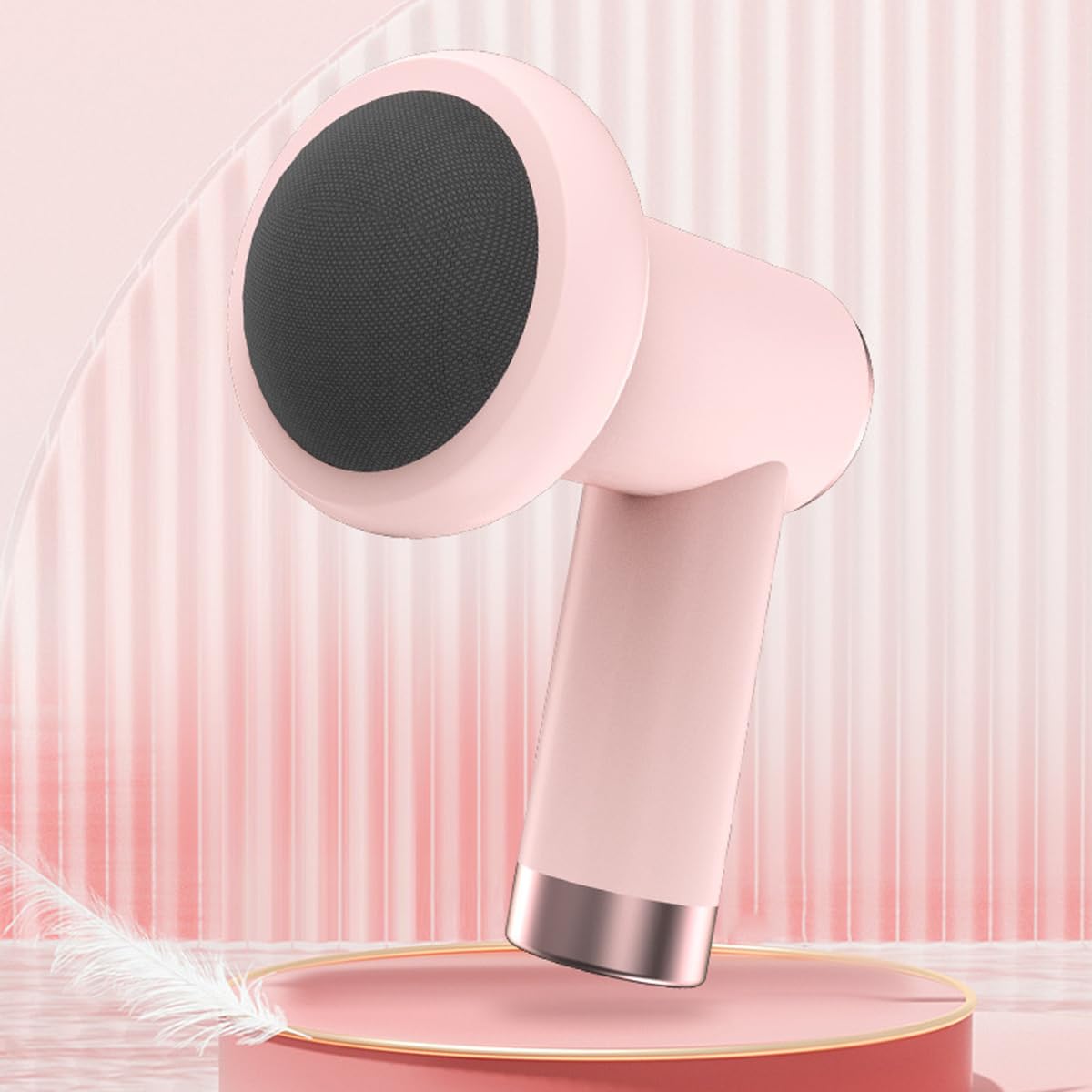 HANNEA Body Massager for Neck Back and Legs with 6 Gear Adjustment & 5 Heads | Rechargeable Portable Design