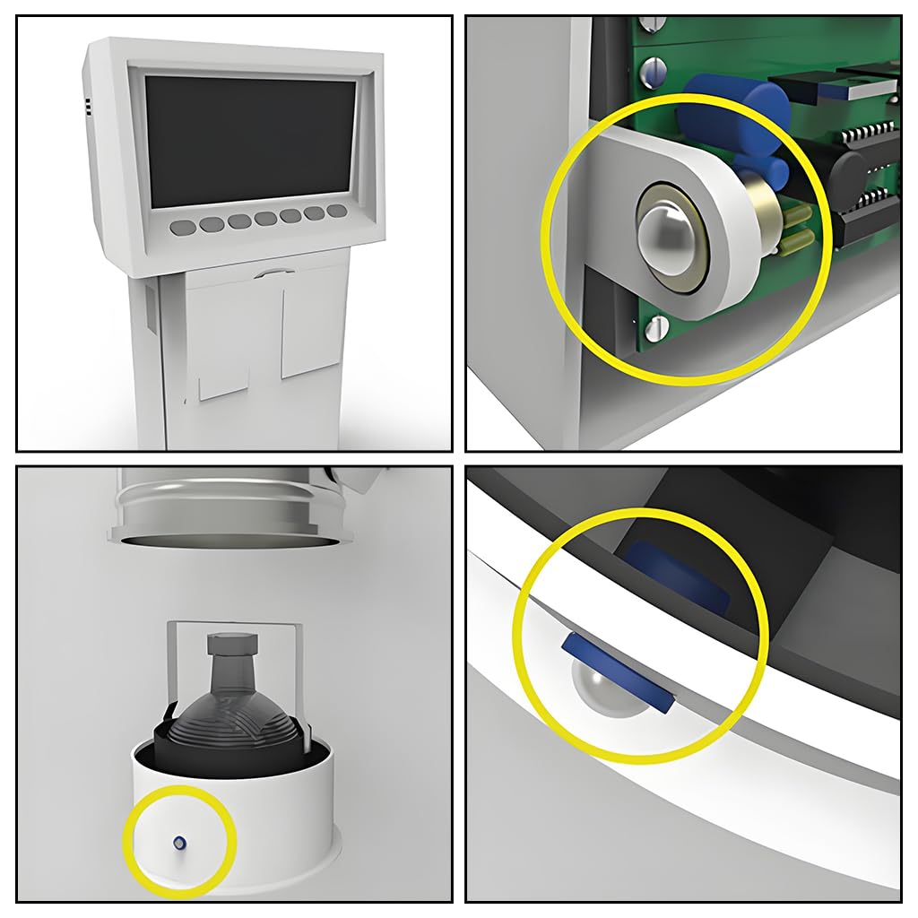 HASTHIP Latch Catcher for Door Cabinet Closet Drawer Ball featuring Ball Point Spring Plunger