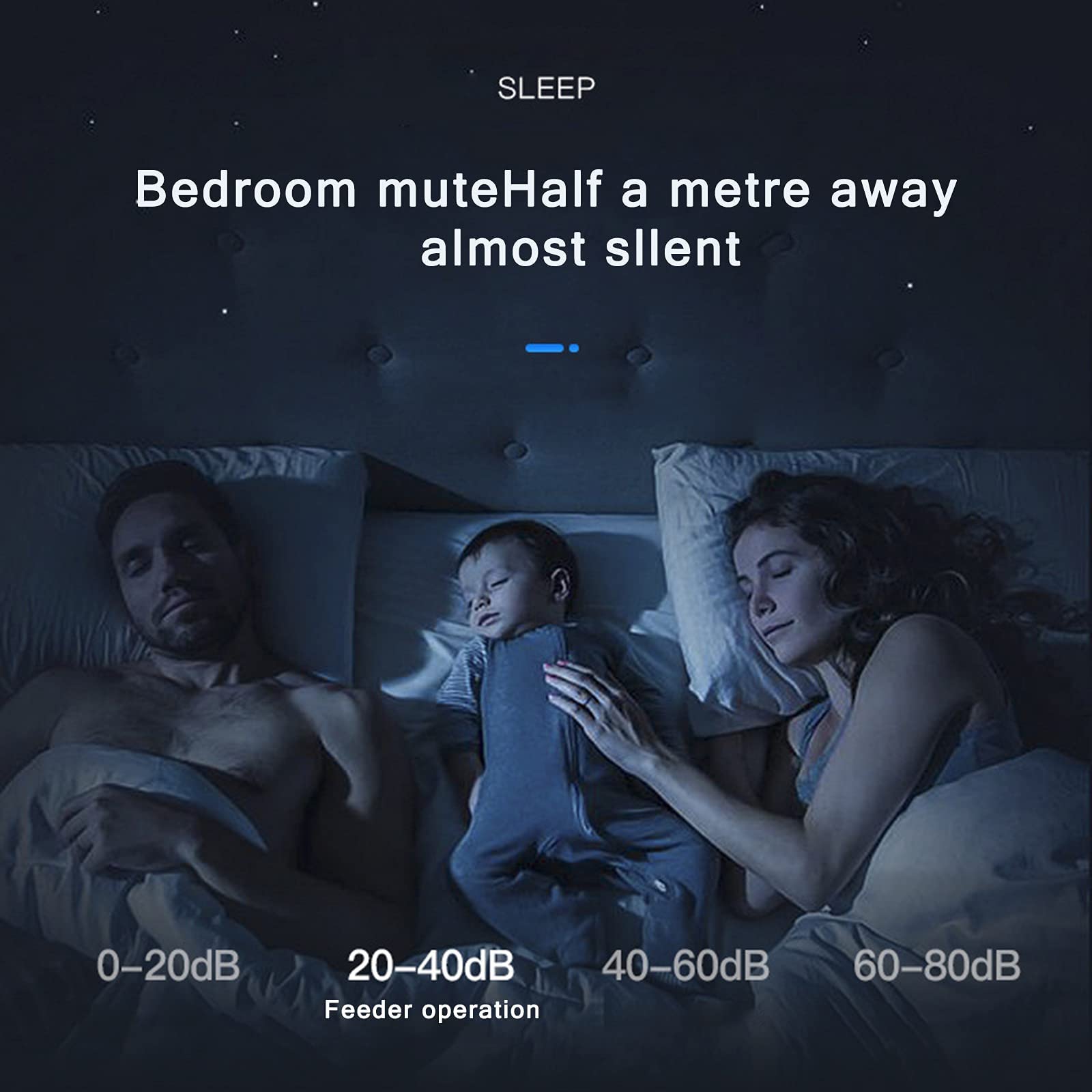 Qpets Automatic Fish Feeder for Aquariums with 0.8L Capacity and 360° Rotating Mount | Timer Feeding