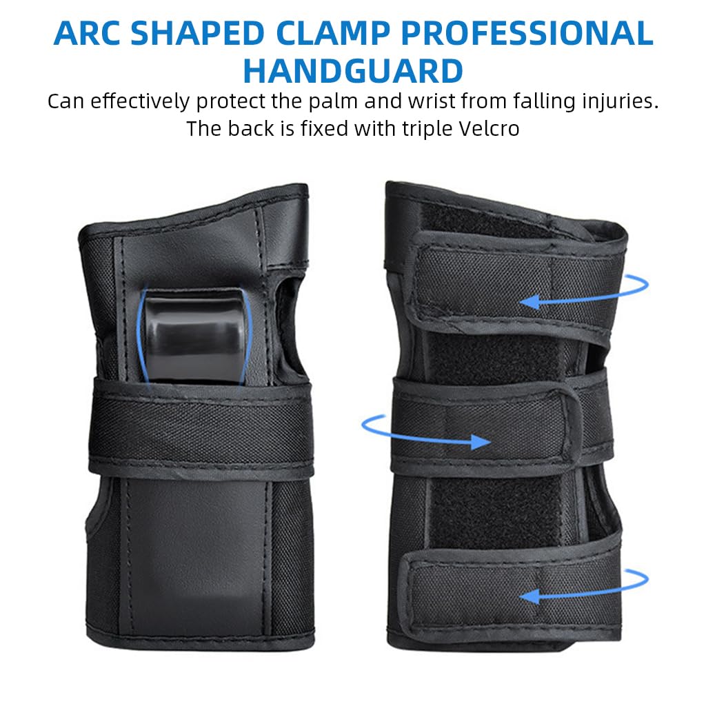 Proberos Wrist Guards for Skating and Cycling featuring Hybrid Impact Protection | Breathable Washable Fabric