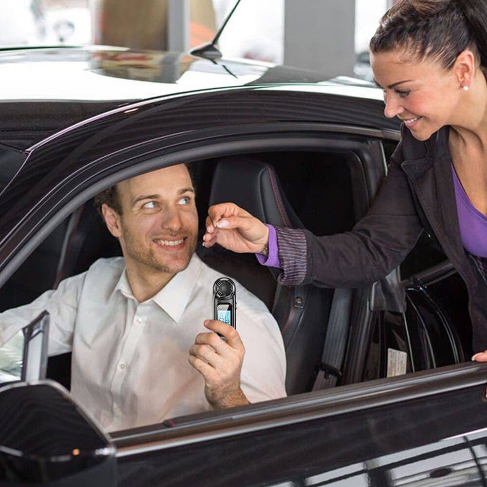 STHIRA Alcohol Tester for Personal and Professional Use with LCD Display and USB Rechargeable 0.00–0.19% BAC Precision Sensor