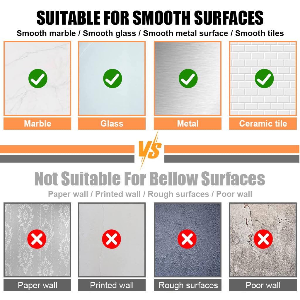 HASTHIP Wall Hooks 30 Pack for Bathroom and Kitchen featuring Strong Acrylic Backing Glue | Clear Self Adhesive Waterproof Design