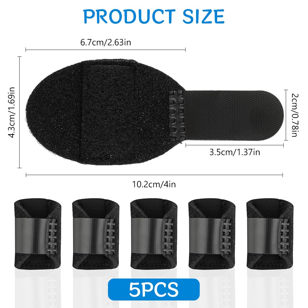 HANNEA Trigger Finger Splints with Built In Aluminum Brace for Pain Relief | 15PCS Set