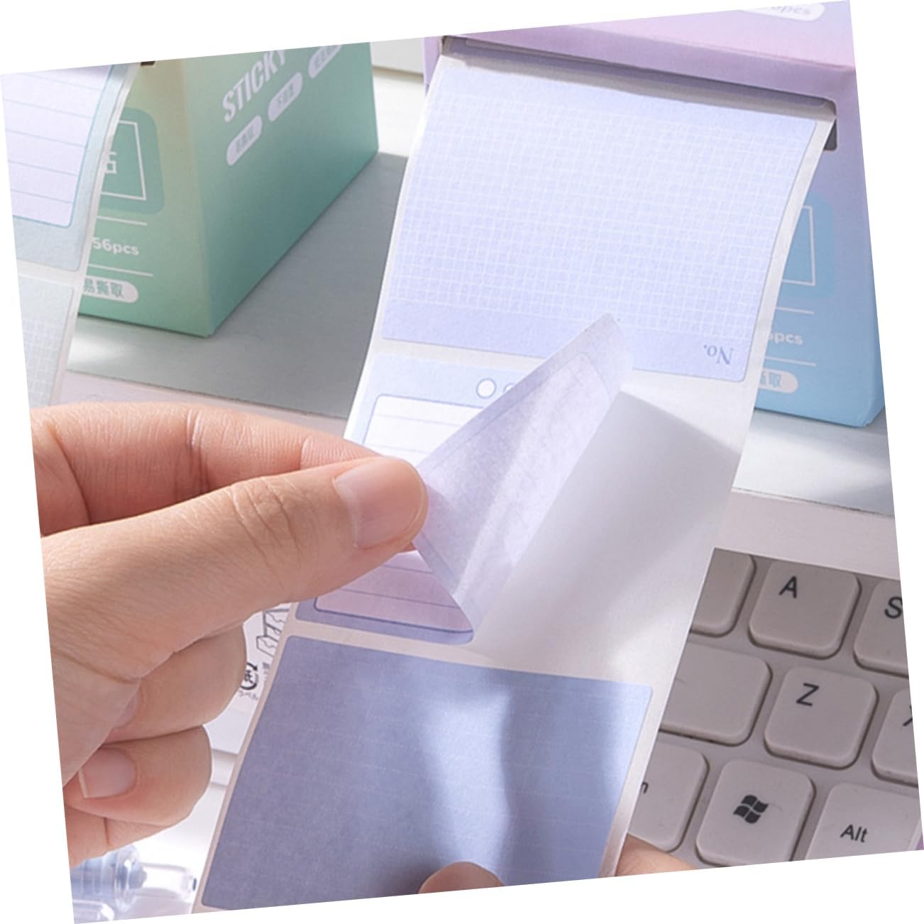 ZIBUYU Sticker Roll with Pull Out Distribution Box featuring 1.7 x 2.4 Inch Labels | Easy Dispensing