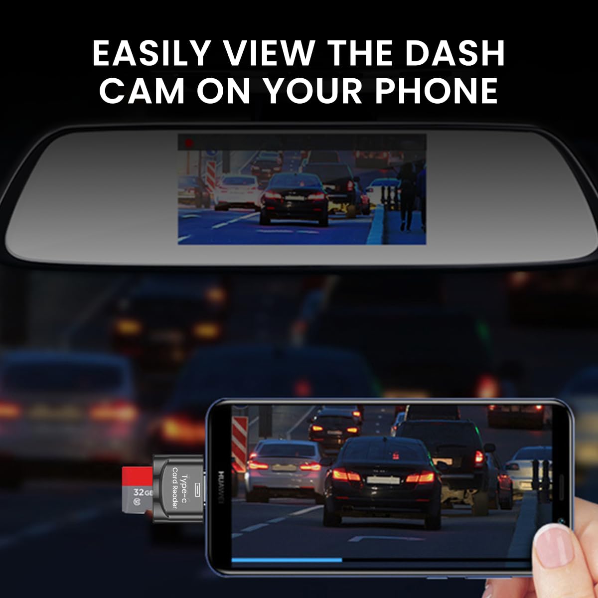 Zeitel TF Card Reader for Type C Devices with 480 Mbps Data Transfer | Portable OTG Memory Reader