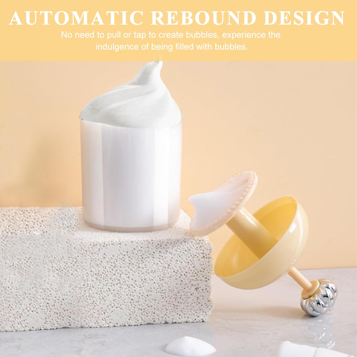 MAYCREATE Face Wash Foams Maker for Gentle Facial Cleansing with Rich Bubble Creation