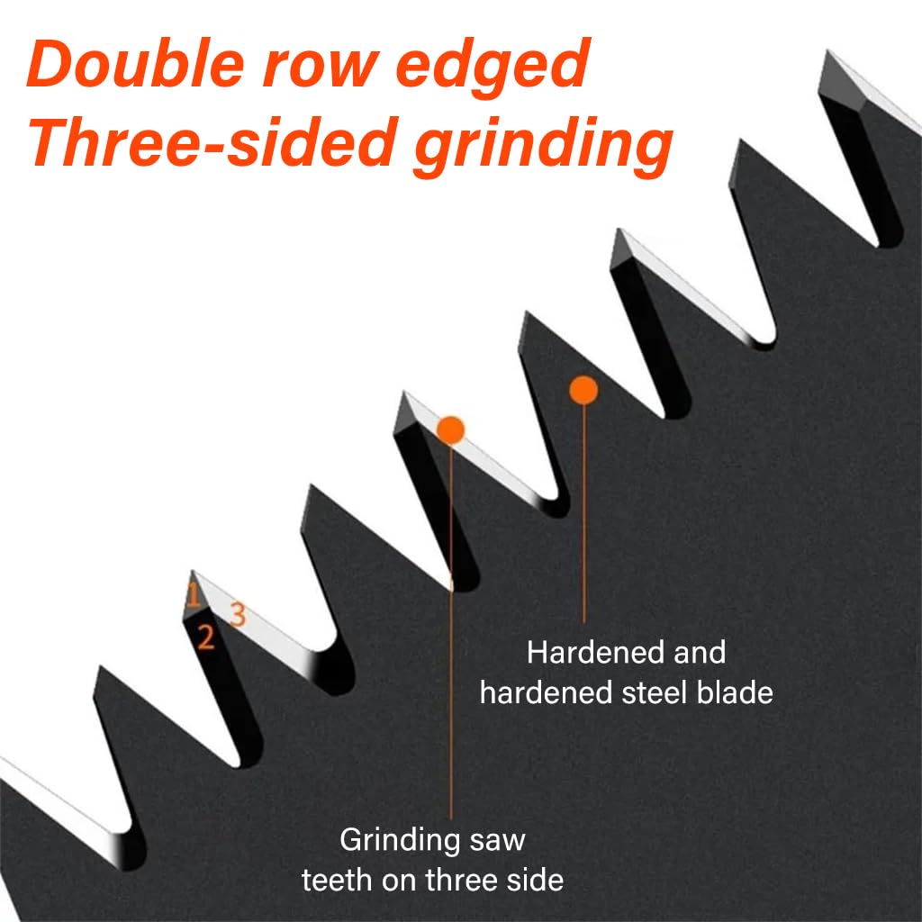 HASTHIP Hand Saw for Wood and Gardening with 45cm SK5 Steel Blade | Ergonomic Handle