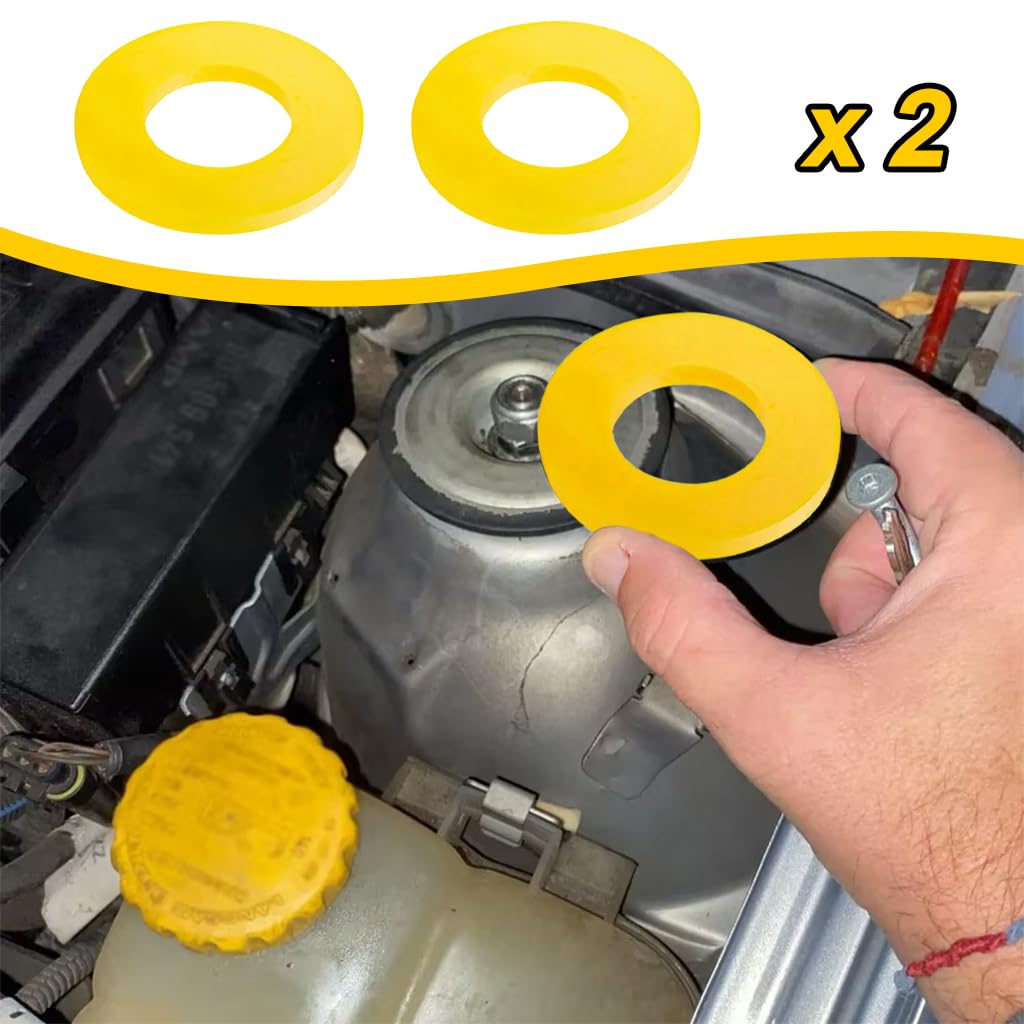 STHIRA Universal Shock Absorbers Rubber Ring Bushing for Cars with 8cm OD 4cm ID | Noise and Vibration Dampening Seal