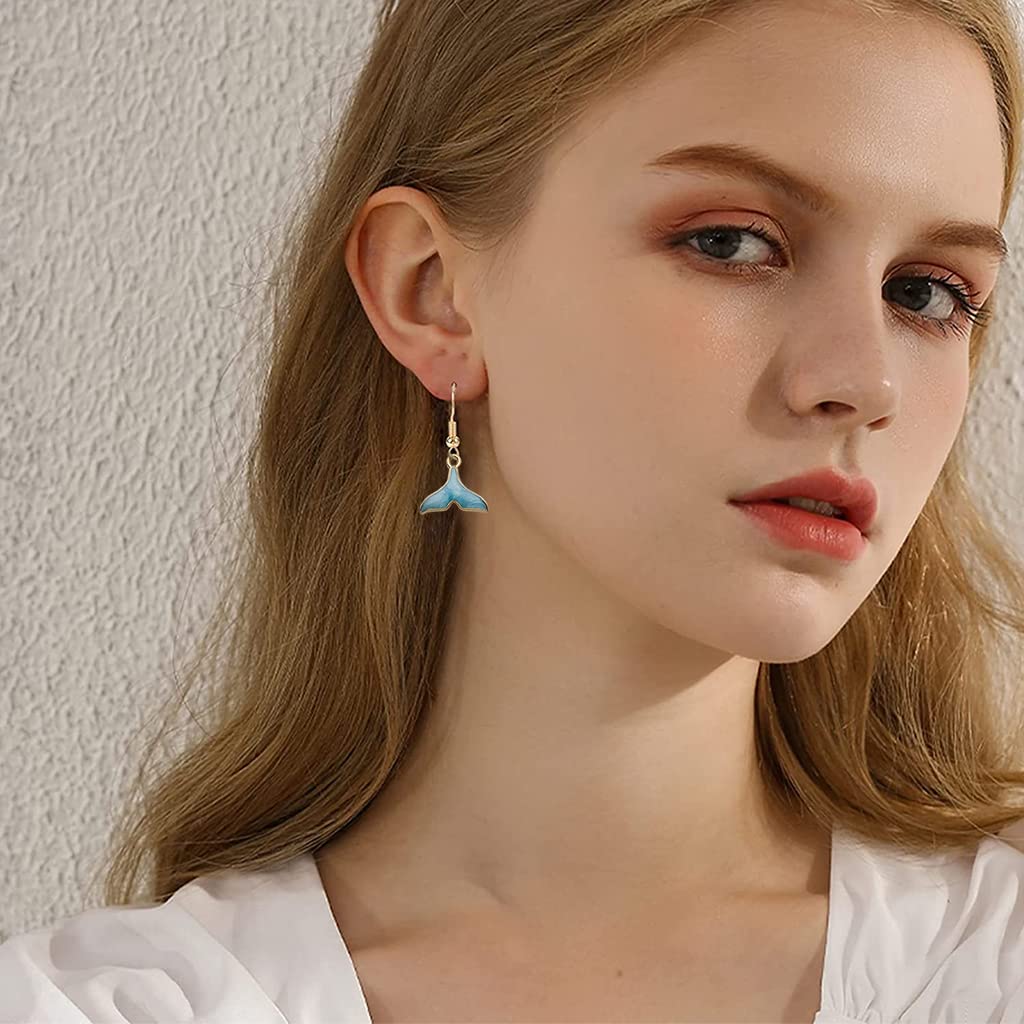 Zibuyu Pendant Charms for Jewelry Making Kit with Hanging Hole Design 31 Pcs Blue Enamel