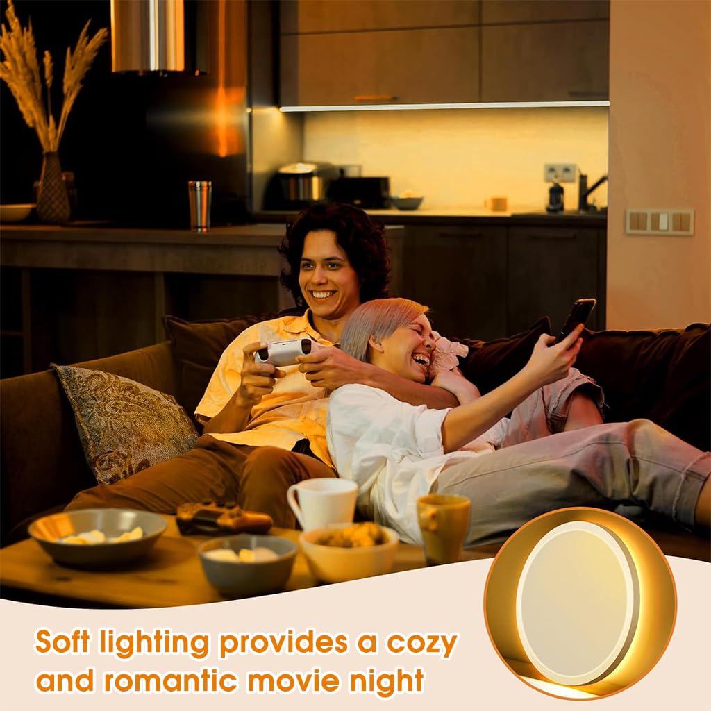 ELEPHANTBOAT LED Ceiling Light with Remote Control 24 W 3 Color Dimmable White | 1800K Night Light