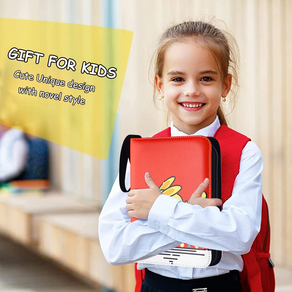 PATPAT Cards Collector Album for 400 Trading Cards with Zipper Design | Waterproof EVA PU Case for Kids