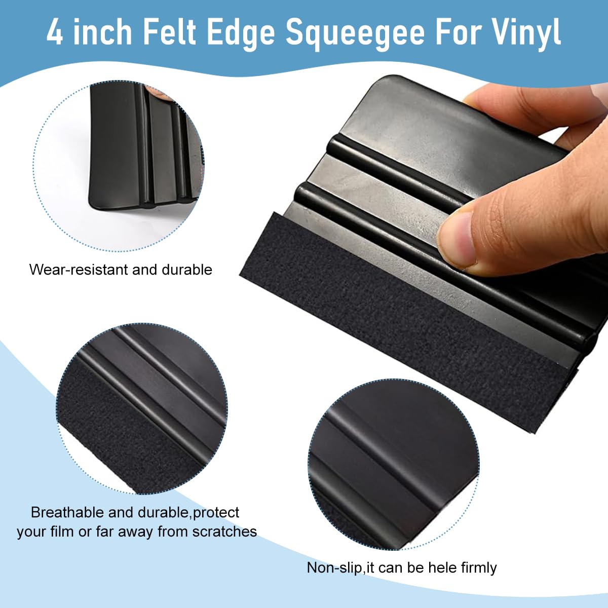 STHIRA Car Window Tint Tool Kit 21 Pcs for Film Application with ABS Squeegee & Utility Cutter