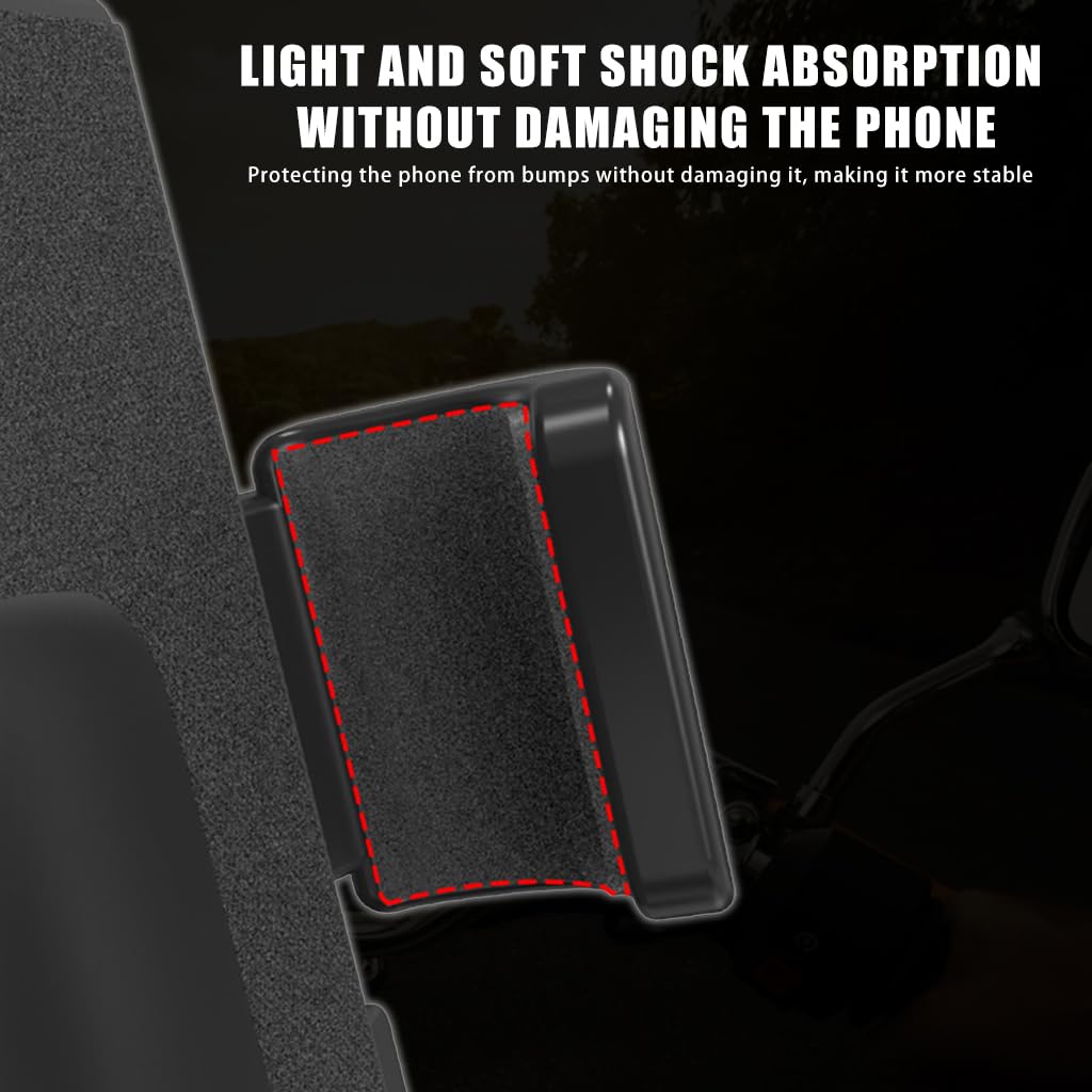 PROBEROS Bike Phone Mount for Handlebar with 360 Rotation and Dual Side Claws | Fits 4–6.5 in Smartphones