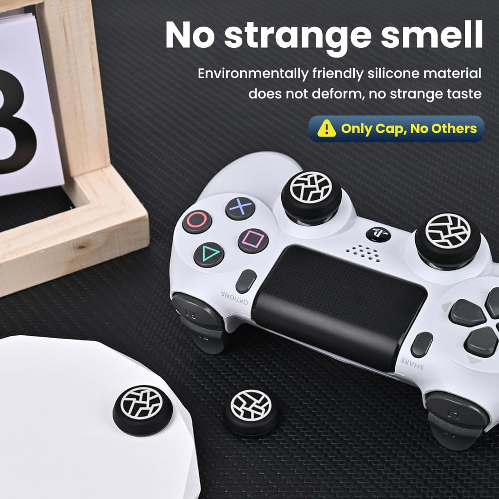 ZORBES PS5 Controller Thumb Grip Caps 4PCS with Anti-Slip Silicone | for PS4 Xbox Switch Pro