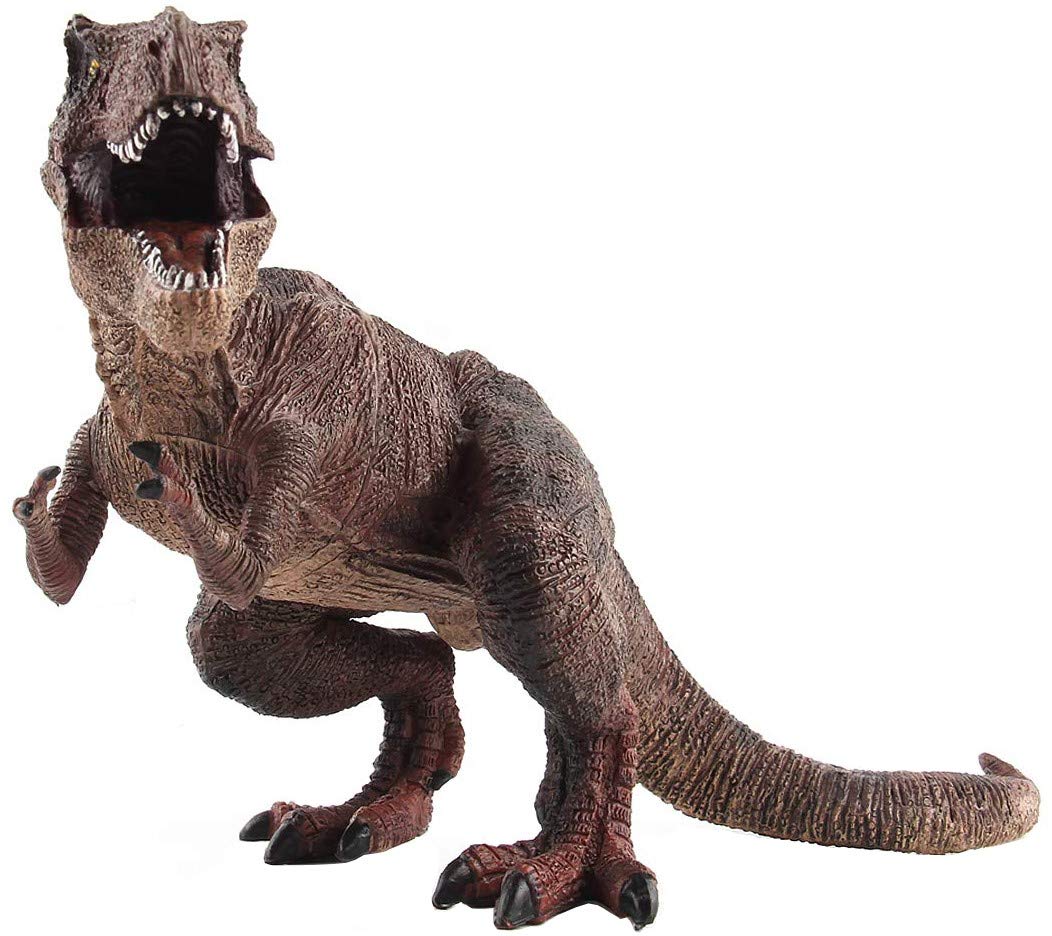 PATPAT Dinosaur Toys for Kids with Realistic Hand Painted Details 31 x 17 x 13 cm | Brown T Rex Figure