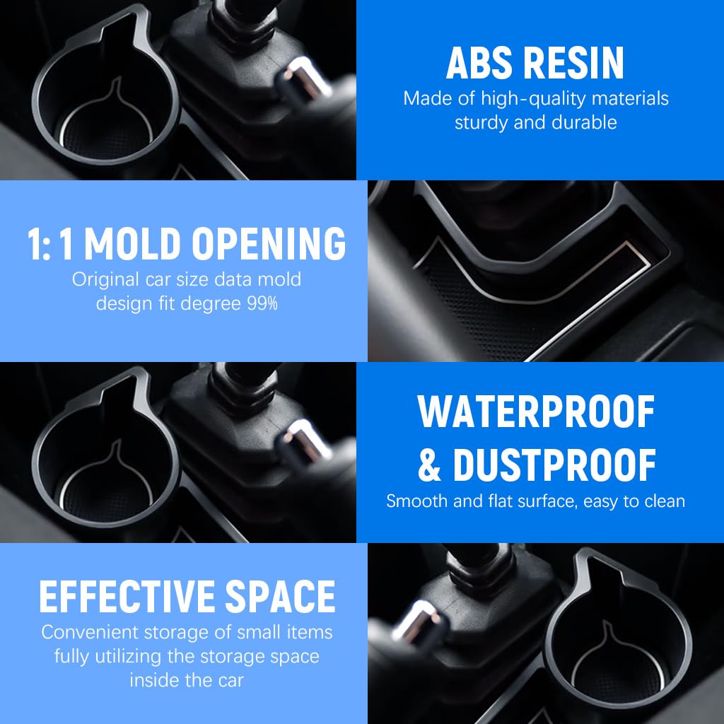 STHIRA Center Console Organizer Cup Holder for Suzuki Jimny 2019–2025 with Anti-Slip Pads