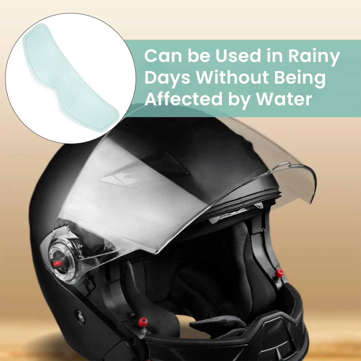 STHIRA Anti Rain Film for Motorcycle Helmet with Anti Fog Protection | 2Pcs Universal Visor Safety Set
