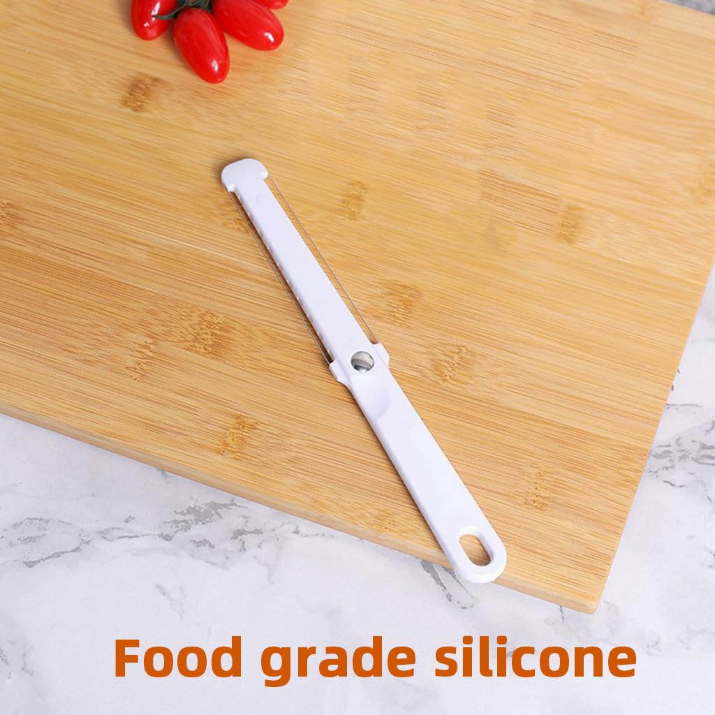 Zibuyu Wire Cheese Slicer for Home Cooking with Dual Wire Cutter and 304 Stainless Steel Body
