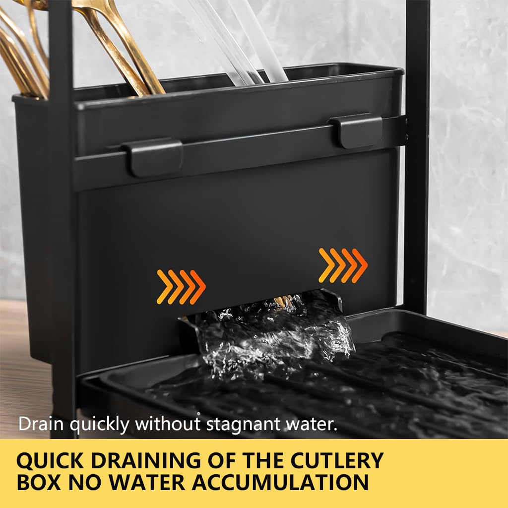 Supvox Water Bottle Holder for Stanley 40 oz Tumbler with Double Layer Carbon Steel Frame | 46x19.2x41 cm Kitchen and Bar Organizer