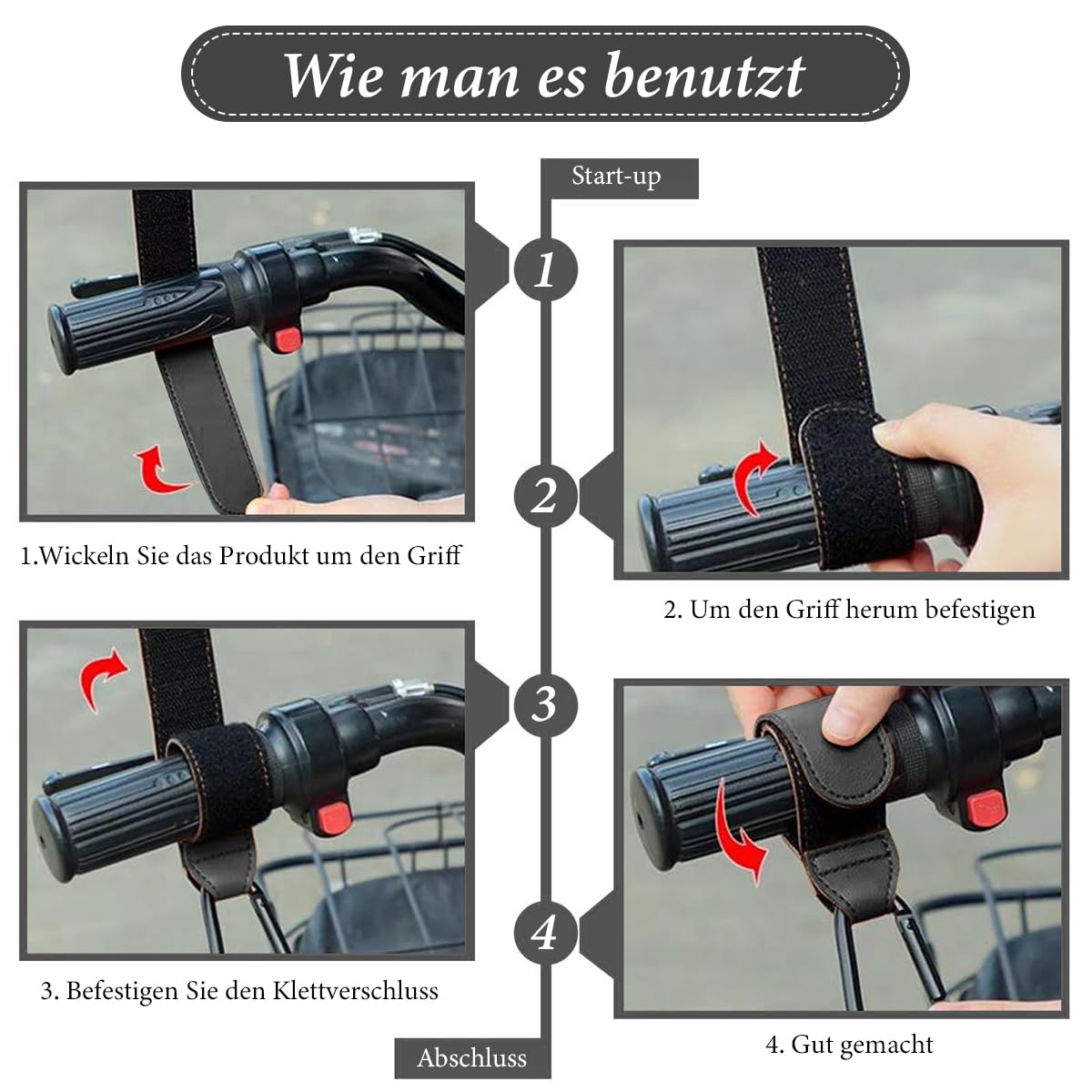 SNOWIE SOFT Stroller Hook 2pcs for Pram and Pushchair with PU Leather Strap and Carabiner | Black