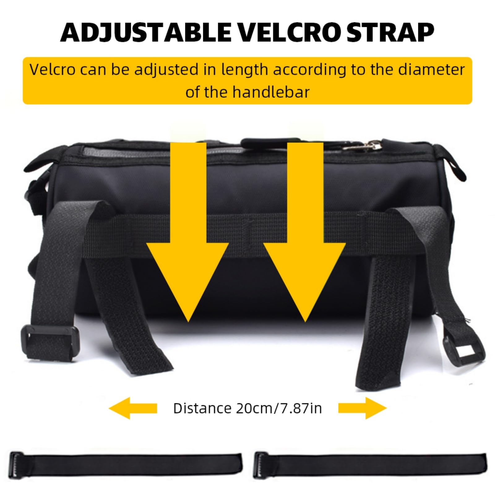 PROBEROS Bike Frame Bag for Cycling Storage with 5L Capacity and PU Waterproof Pouch | Shoulder Strap