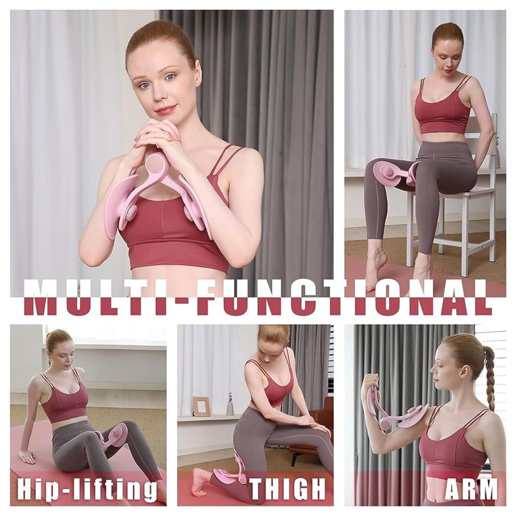 Optifit Thigh Exerciser for Home Fitness with 12kg Resistance and Angle Adjustment Knob | TPE Pad