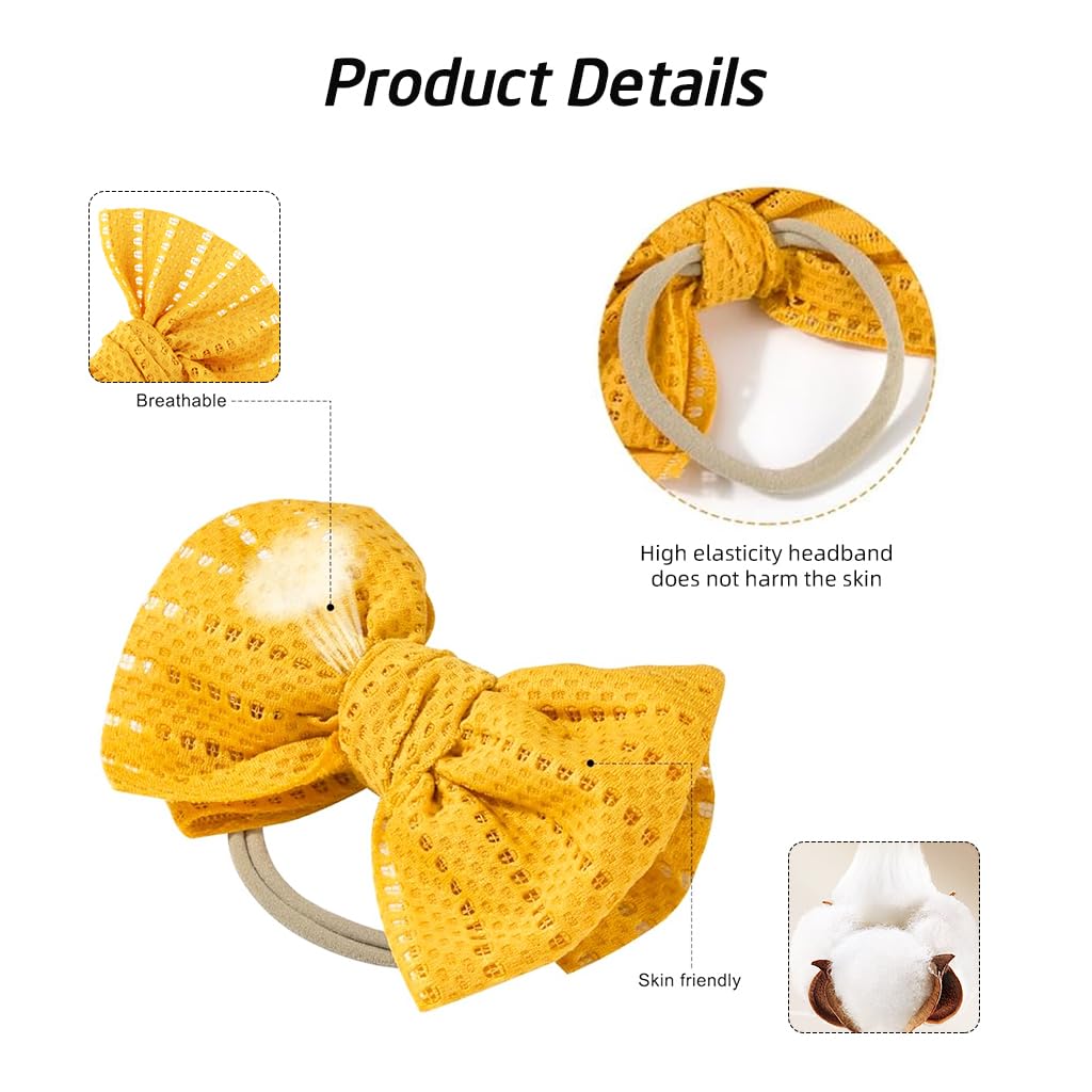 SNOWIE SOFT Baby Sunglasses and Bow Headband Set for Toddlers | Sunflower Gift for Kids