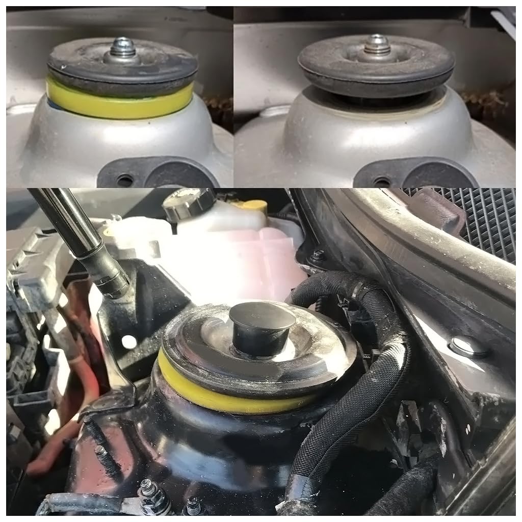 STHIRA Universal Shock Absorbers Rubber Ring Bushing for Cars with 8cm OD 4cm ID | Noise and Vibration Dampening Seal