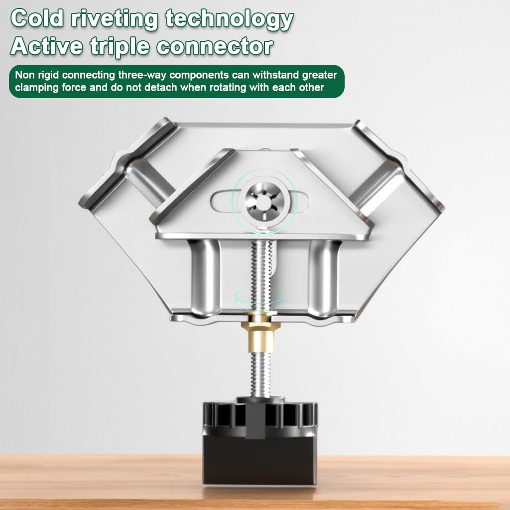 Serplex Woodworking Jig for 90° Corner Assembly with Adjustable Clamp | Alloy Steel Pack of 2