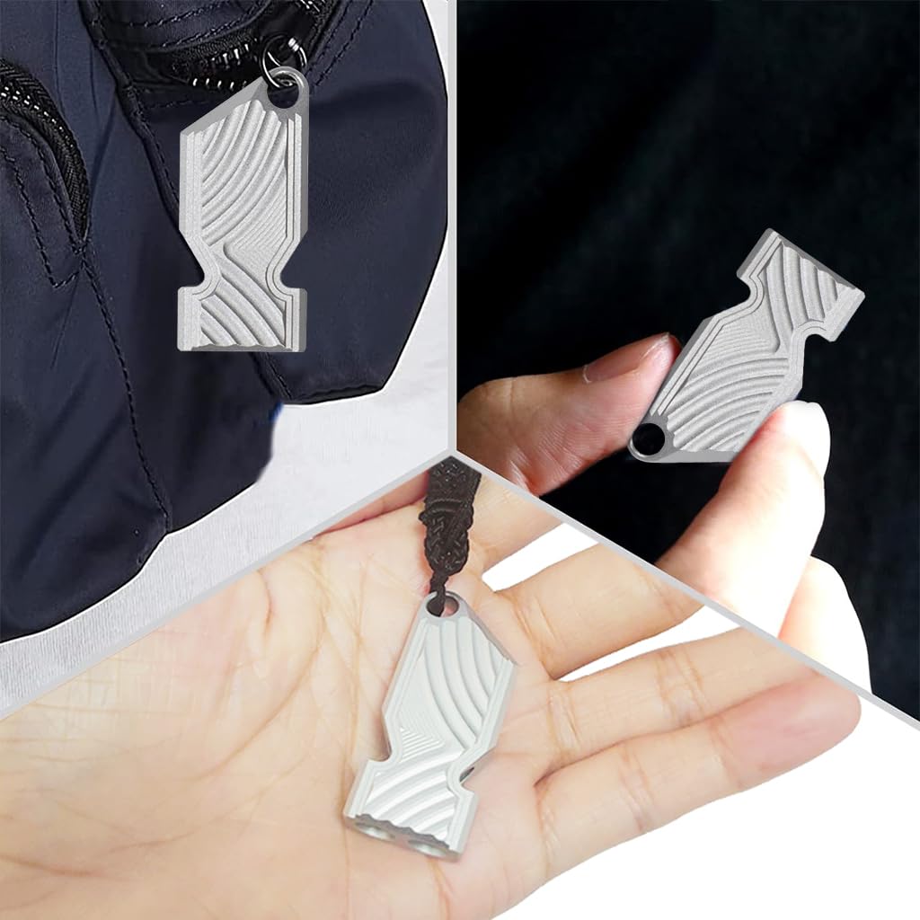 Supvox Emergency Whistle for Outdoor Safety with 120dB Sound featuring Double Tube Design