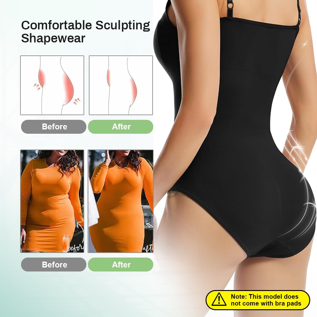 PALAY Tummy Control Shapewear Bodysuit for Women with Adjustable Buckle and Nylon Fabric | XXL 32cm Waist Slimming Body Shaper