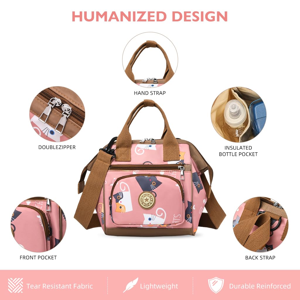 PATPAT Baby Diaper Bag for Travel with Waterproof Oxford Cloth and Multiple Pockets | Versatile Maternity Backpack