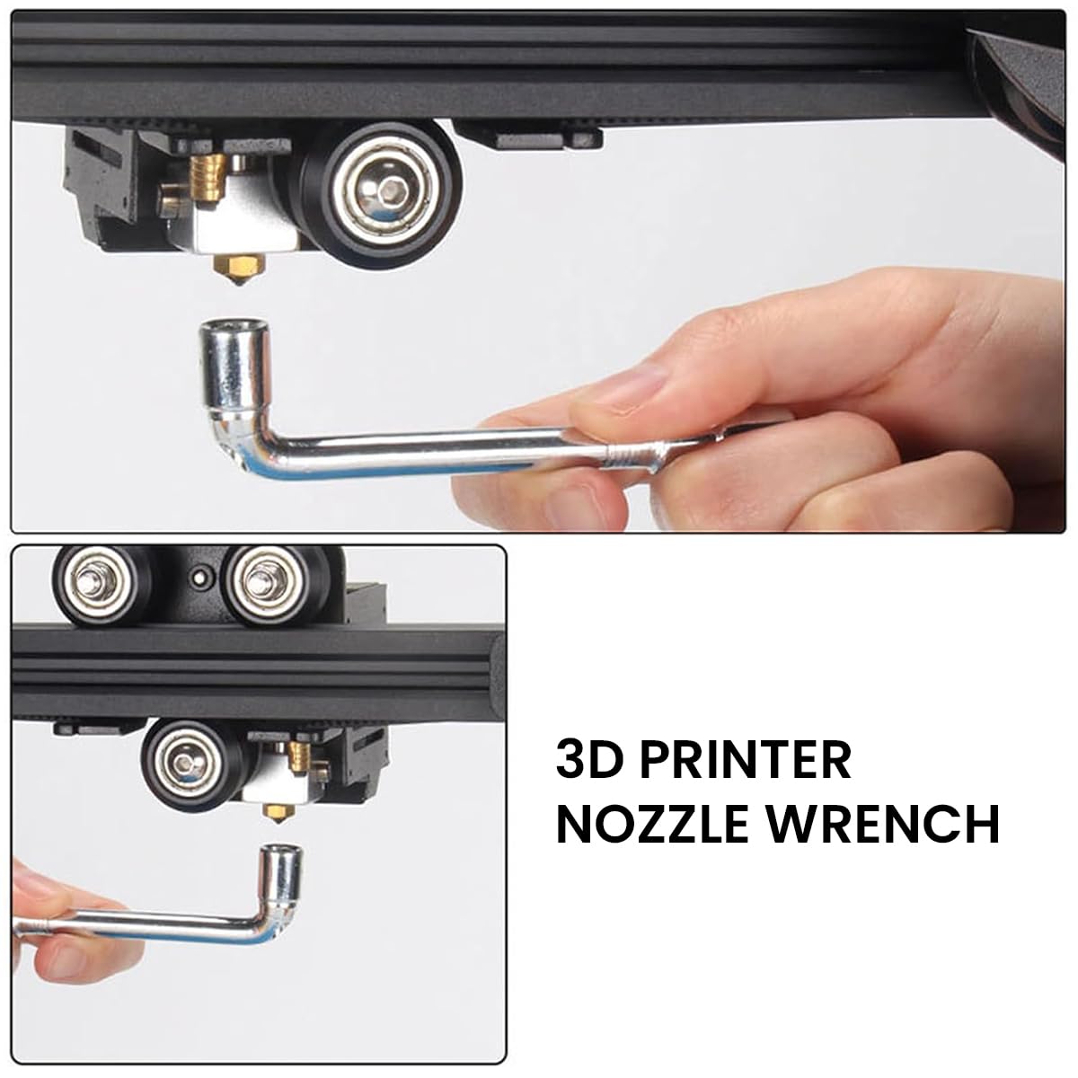 Serplex 3D Printer Nozzles 5 Pcs 0.4mm Brass with High-Temperature Performance | Fits Ender 3