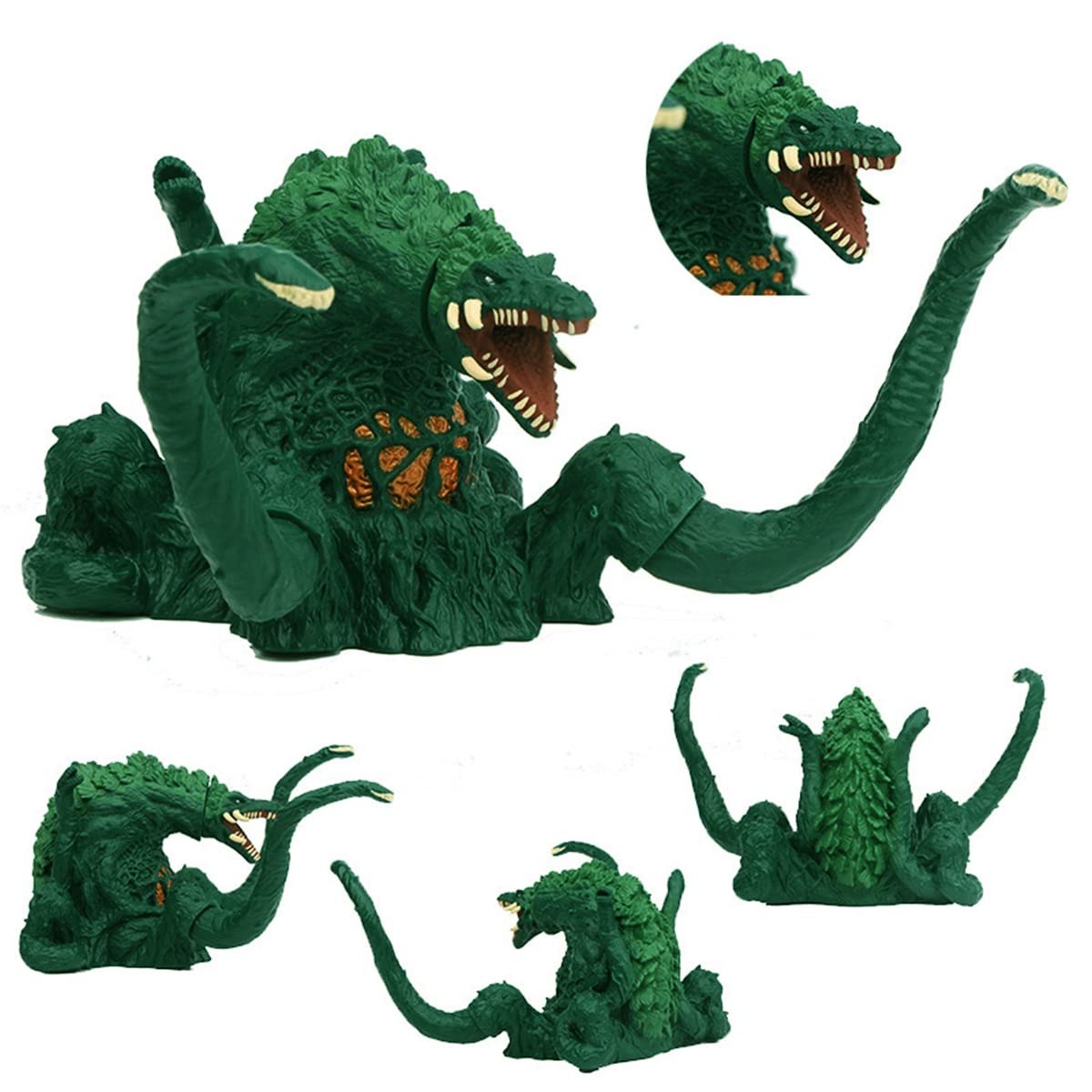 PATPAT® Godzilla Toys Biollante Godzilla Toys for Boys, Godzilla Movie Monster Series Vinyl Figure PVC King of Monster Toys PVC Godzilla Action Figures Soft Touch Monster Model Toy Gifts for Kids