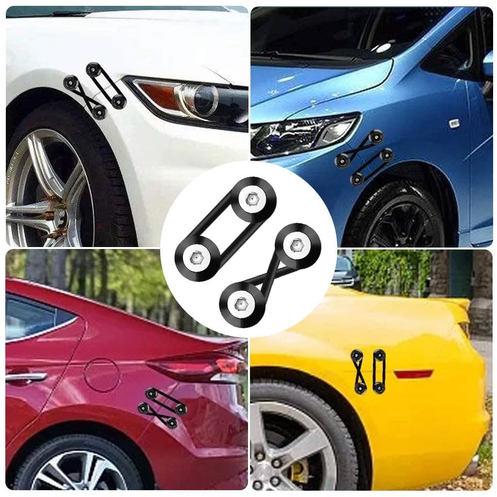 STHIRA Bumper Quick Release for Car Bumper with Stainless Steel Screws and 2 NBR O-Rings | Universal Fit