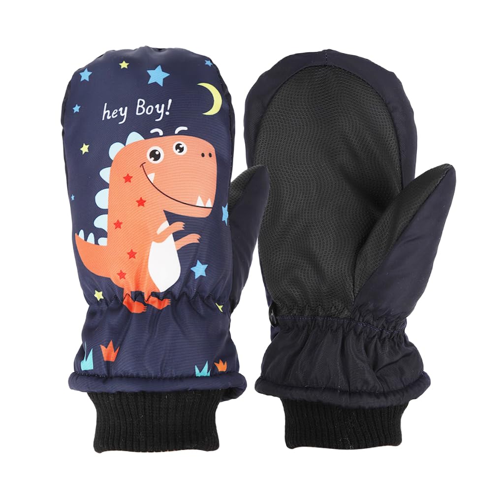 PATPAT Kids Winter Gloves for Outdoor Play with Fleece Lining and Touch Screen Fingers | Boys 7–14