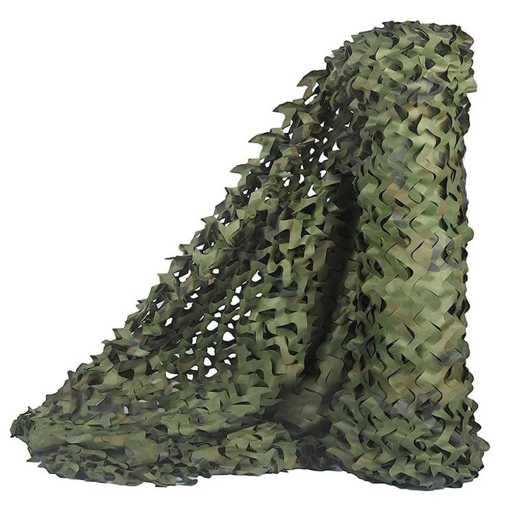 Optifit® 1.5*3m Camo Netting for Hunting Blind Camo Net Camouflage Nets Military Surplus for Shooting Party Decoration Car Cover Sunshade Military Theme Party Decoration thickened style(Black)