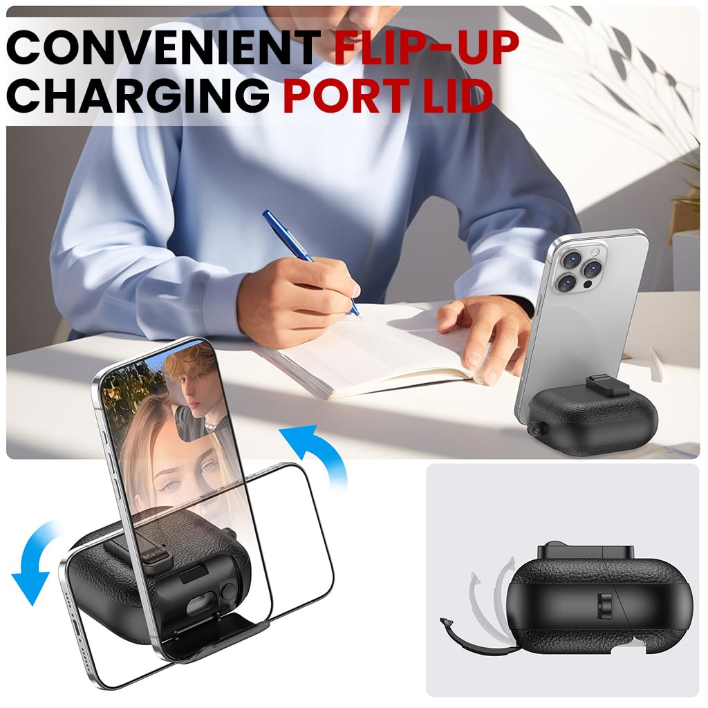 ZORBES Galaxy Buds 3 and 3 Pro Case Cover with Lock and Flip‑Up Lid | Textured Anti‑Scratch Rubber Protection