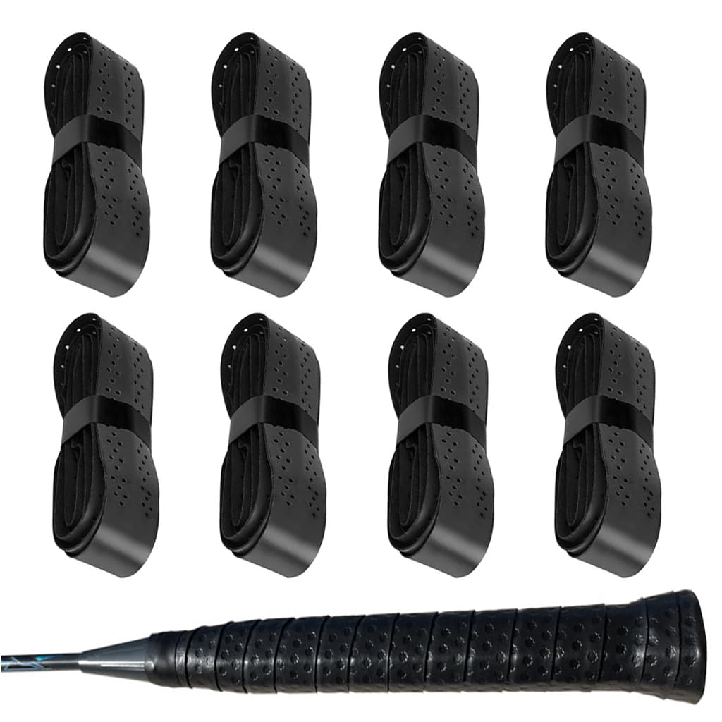 Proberos Tennis Racket Overgrip Set for Racket Sports with 3.6ft x 25mm PU Tape | Anti Slip Sweat Absorption