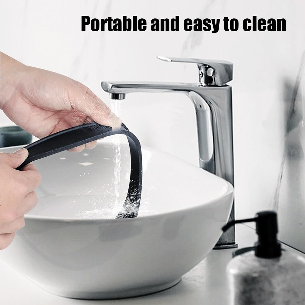 MAYCREATE Neckline Shaving Template for DIY Haircuts with Curved Silicone Band | Adjustable Guide for Men and Boys