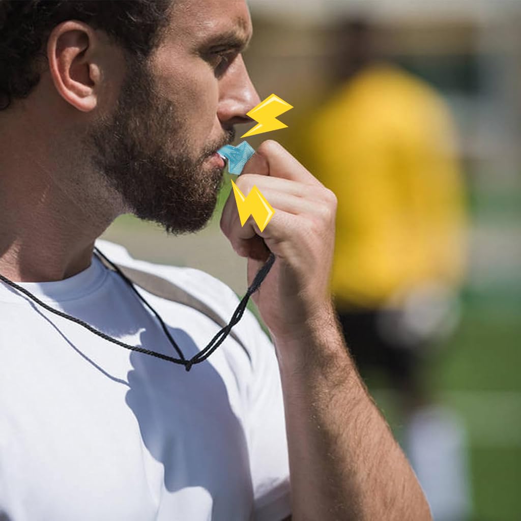Proberos Football Referee Kit for Official Matches with 125dB Whistle and Dual Card Holder