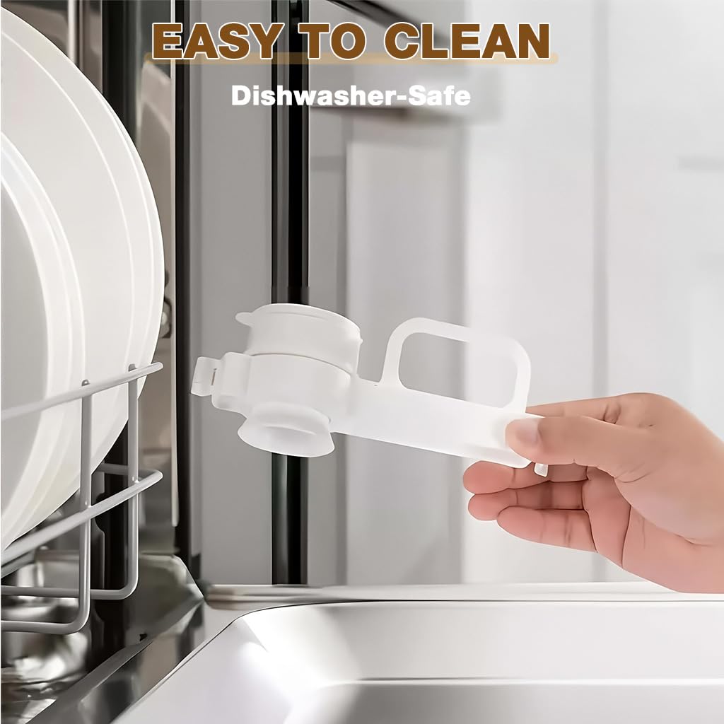 Supvox Clips for Packet Sealing for Food Storage with Leak Proof Pour Spout & PP Material | Reusable Airtight Cap