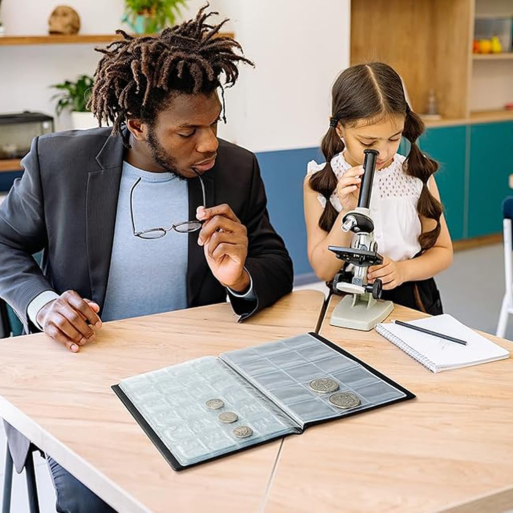 Climberty Coin Collection Album for Collectors with 300 Pockets and Hard Cover Protection